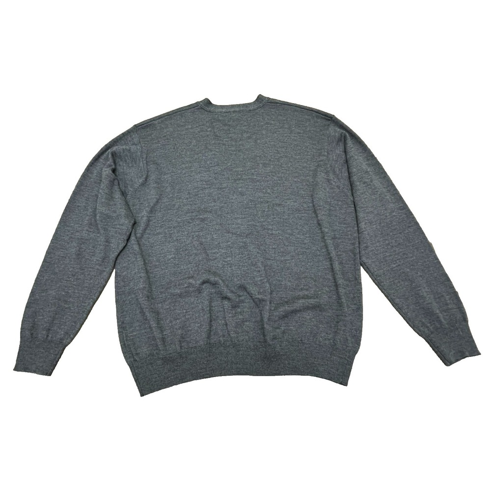 Jos A Bank Signature Merino Wool Cardigan Large Button Front Preppy Career - Picture 7 of 9